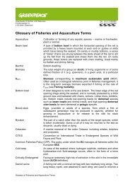 Glossary of Fisheries and Aquaculture Terms