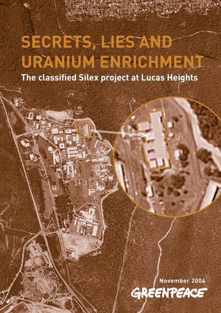 a history of uranium enrichment - Greenpeace