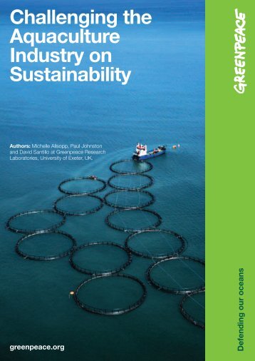 Challenging the Aquaculture Industry on Sustainability - Greenpeace