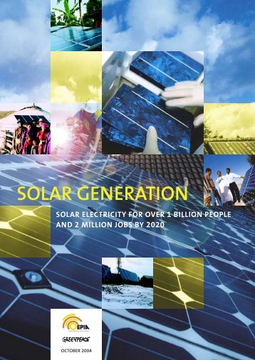 SOLAR GENERATION - Greenpeace