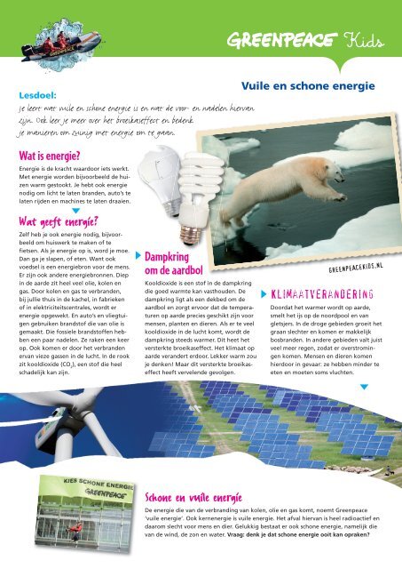 Lesbrief 3 - Greenpeace Nederland