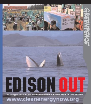 Edison Out of Bo Nok, Thailand - Greenpeace