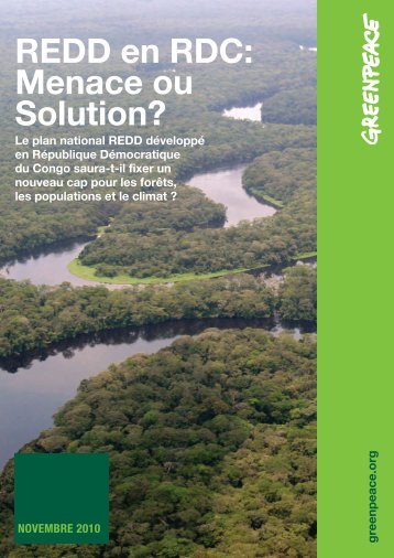 REDD en RDC: Menace ou Solution? - Greenpeace