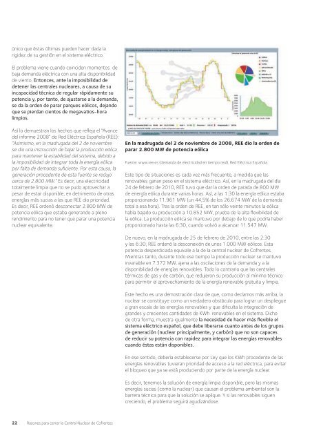 Razones para cerrar la Central Nuclear de Cofrentes - Greenpeace