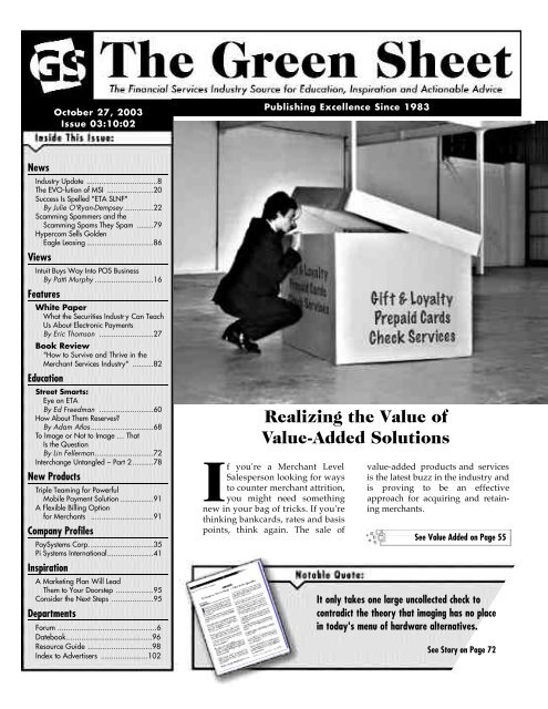 Realizing The Value Of Value Added Solutions The Green Sheet Realizing The Value Of Value Added Solutions The Green Sheet