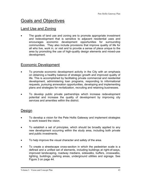 Pete Hollis Gateway Plan - City of Greenville