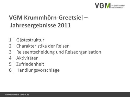 Auswertungsergebnisse 2011 zum Downloaden - Krummhörn ...