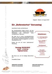 Ein „Bullenstarker“ Genusstag - Gregor Kuonen - Caveau de ...