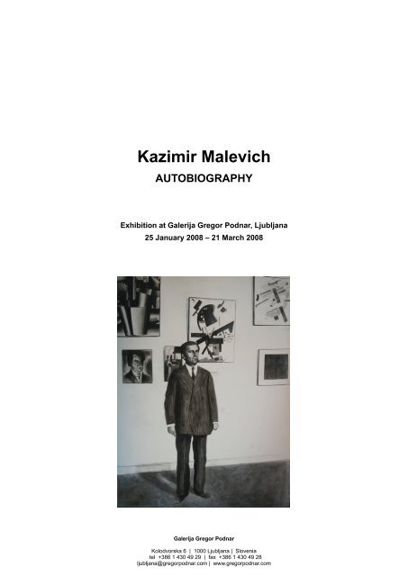 Malevich Portfolio exhibition 2008 - Galerija Gregor Podnar.