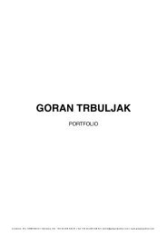 GORAN TRBULJAK - Galerija Gregor Podnar.