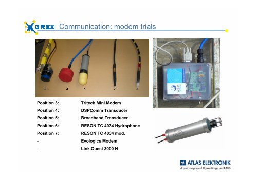 Kalwa, J.: GREX - Coordination and control of ... - Grex Project