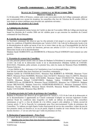 Conseils année 2007.pdf - Grez-Doiceau