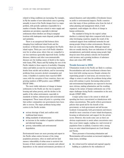 Pacific Islands Environment Outlook - UNEP