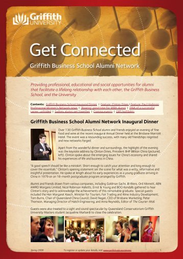 Get Connected - Spring 2006 - Griffith University