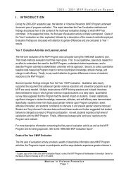 MVP Evaluation Report Year 2 - Griffith University