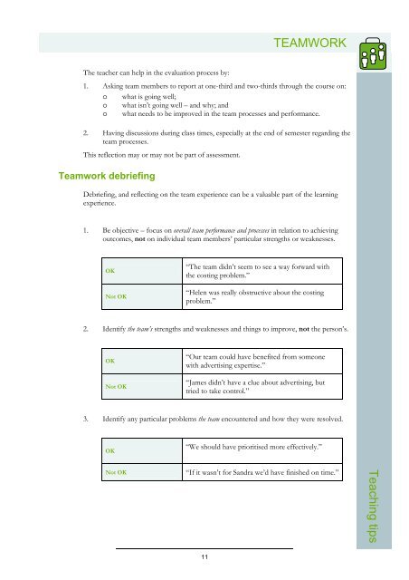 Identifying Team Roles - Griffith University