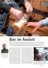 Bier im Anstich