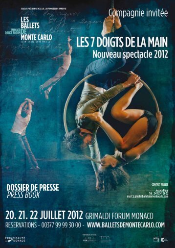 DOSSIER DE PRESSE PRESS BOOK - Grimaldi Forum