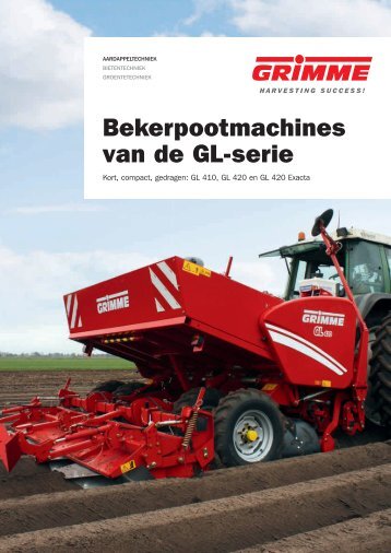 Bekerpootmachines van de GL-serie