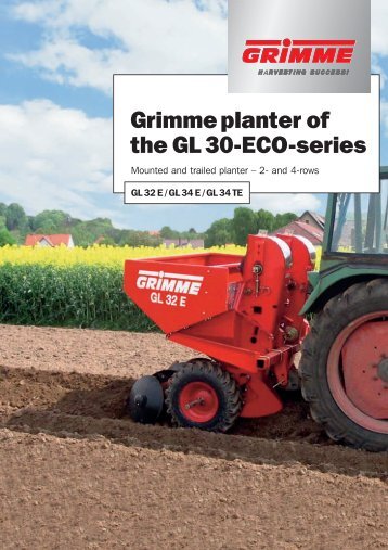 Grimme planter of the GL 30-ECO-series