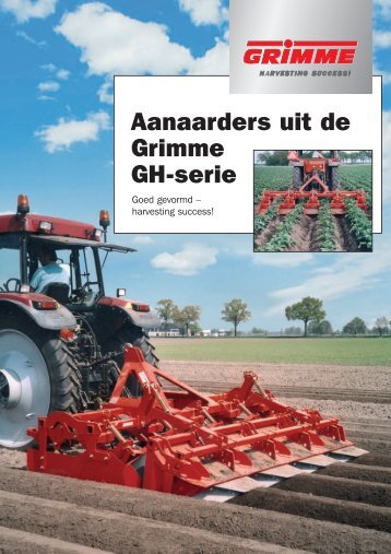 GRIMME aanaarder/rugvormer GH - Zonna