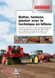 Butter, tamiser, planter avec la technique en billons