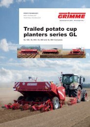 Trailed potato cup planters series GL