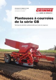 Planteuses à courroies de la série GB