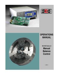 SB-4500 Manual Balancer English - Dynamic Balance Systems