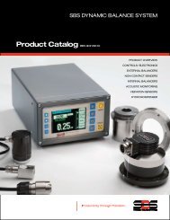 SBS Product Catalog - Dynamic Balance Systems