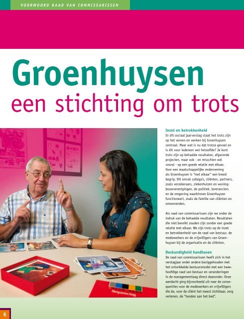 Jaarverslag 2008 - Stichting Groenhuysen