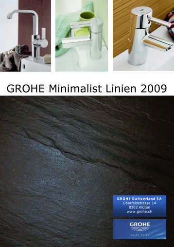 GROHE Minimalist Linien 2009