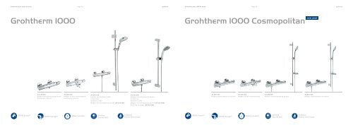 Collections pour salle de bains et cuisine - Grohe