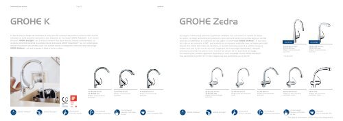 Collections pour salle de bains et cuisine - Grohe