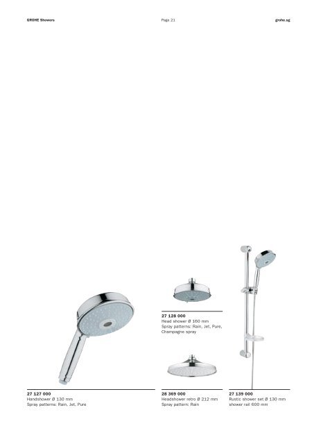 GROHE Showers