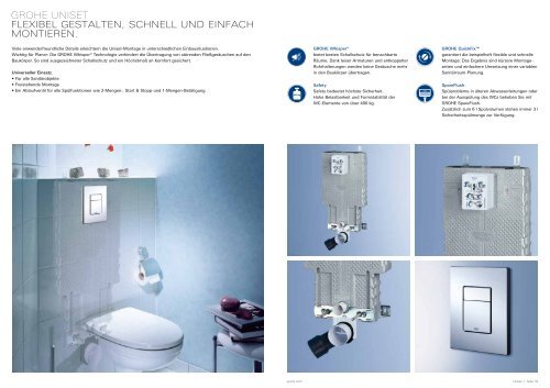 Innovative Technologien und Konzepte www.grohe.com