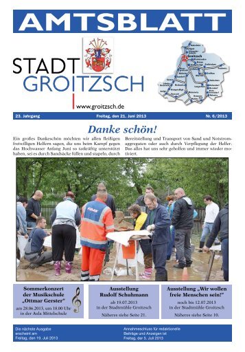 AMTSBLATT - Groitzsch