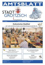 AMTSBLATT - Groitzsch