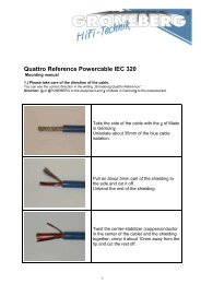 Power cables with female IEC 320 Connectors