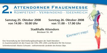 2.ATTENDORNER Frauenmesse