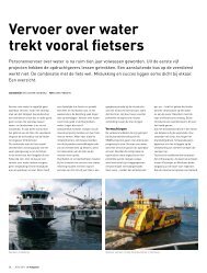 Vervoer over water trekt vooral fietsers (PDF, 187 KB) - Grontmij