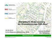 Energetische Modernisierung der Grosswohnanlage PWA-West