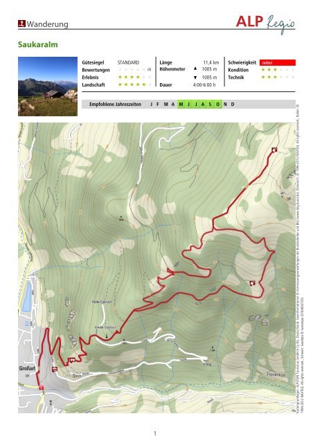 Wanderung Saukaralm - Großarltal