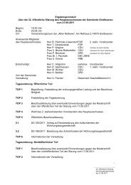 Ergebnisprotokoll über die 32. öffentliche Sitzung des ... - Großbeeren
