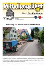 Publ grossbottwar Issue kw30 Page 1 - Gemeinde Großbottwar