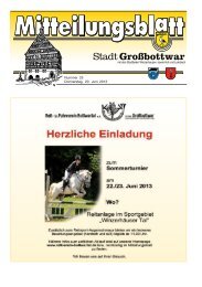 Nummer 25 Donnerstag, 20. Juni 2013 - Gemeinde Großbottwar