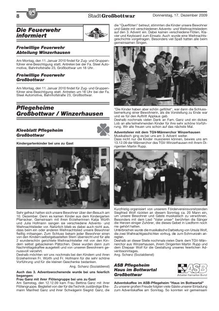Publ grossbottwar Issue kw51 Page 1 - Großbottwar