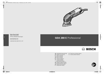 GDA 280 E Professional - Grossdepot