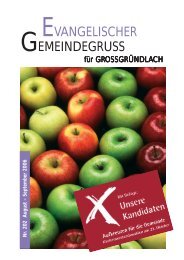 GEMEINDEGRUSS EVANGELISCHER ... - Großgründlach