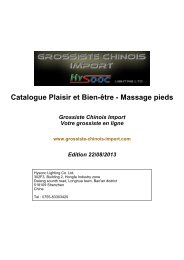 Massage pieds - Grossiste chinois import